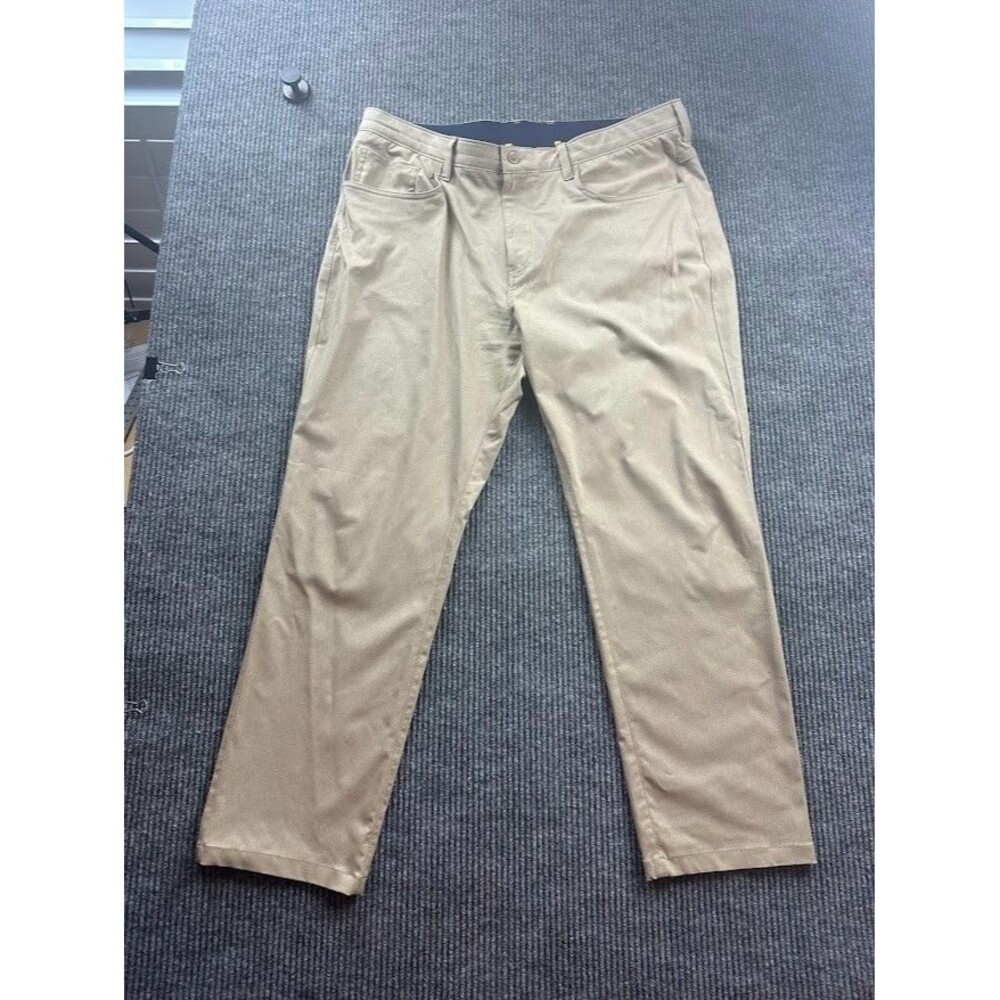 Jack Nicklaus Men's Pants Golf Flat Front Beige Size 36x29